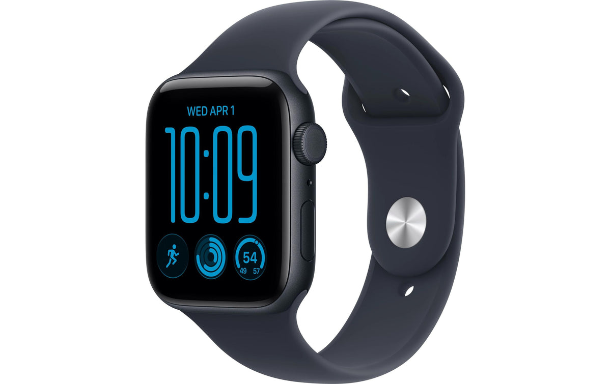 Apple Watch SE 3 44mm, CEL, Midnight Alu, Blue SP Band M/L