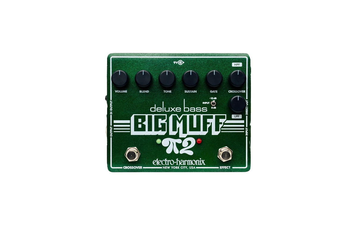 Electro-Harmonix Deluxe Bass Big Muff Pi 2 Analog Dual Op-Amp Fuzz