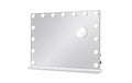 YUWANET Schminkspiegel Hollywood mit LED 58x45 cm, USB-A, dimmbar