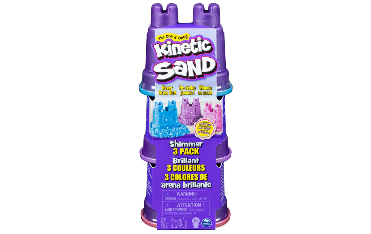 Kinetic Sand Shimmer 3 Pack 340g