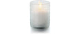 balthasar Kerze Perla LED, Weiss 8.5x10 cm (DxH), Timerfunktion