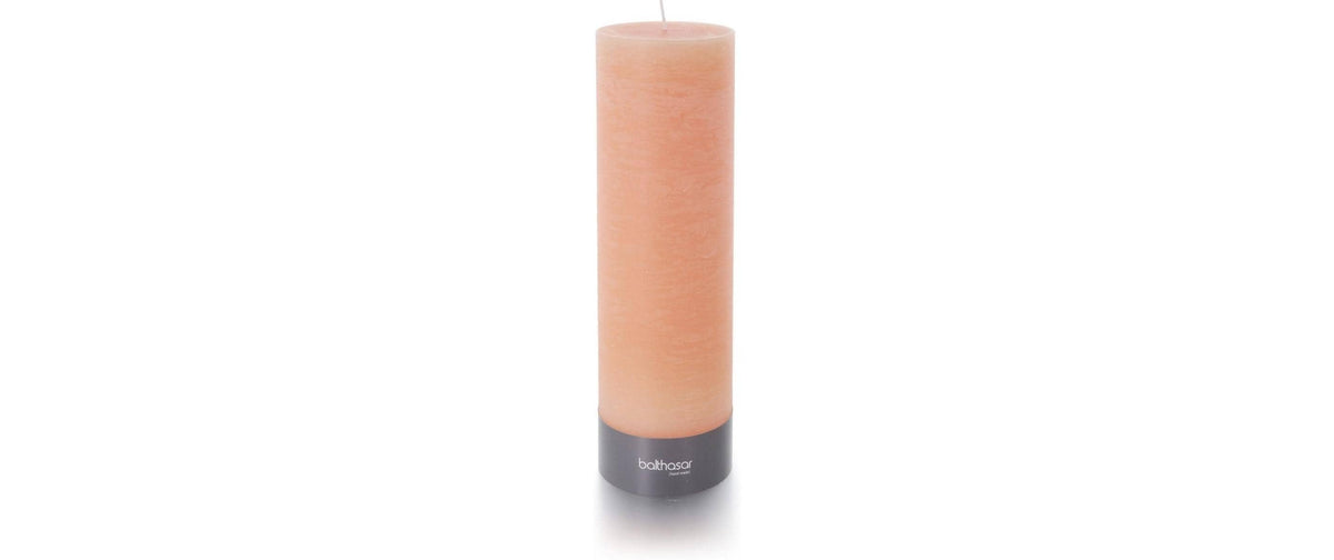 balthasar Zylinderkerze Rustico, 10x30 cm (DxH), Apricot