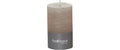 balthasar Zylinderkerze Rustico, 6x10 cm (DxH), taupe
