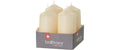 balthasar Zylinderkerzen 4er Set 4x8 cm (DxH), Ecru