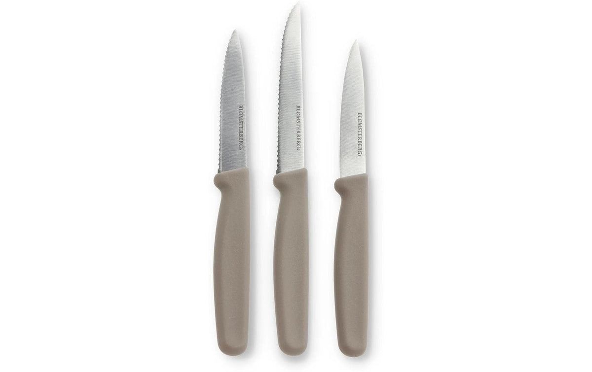 Blomsterberg Kräutermesser, 3er Set Latte