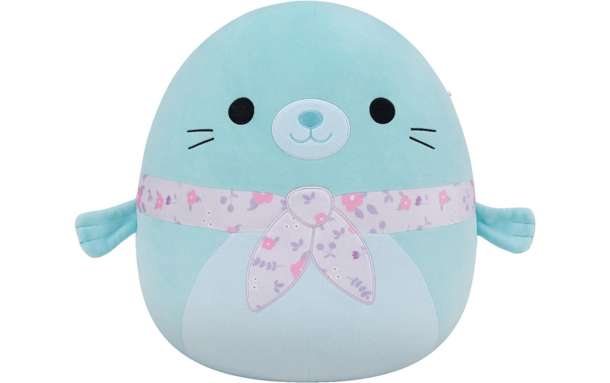 Squishmallows RobbeBandana 40cm Dorgee hellblau