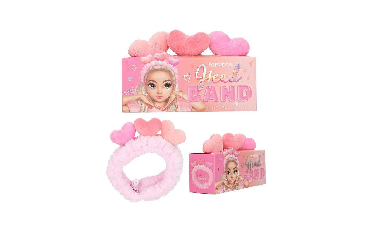 Haarband mit Plüsch Herzen Beauty and Me 4