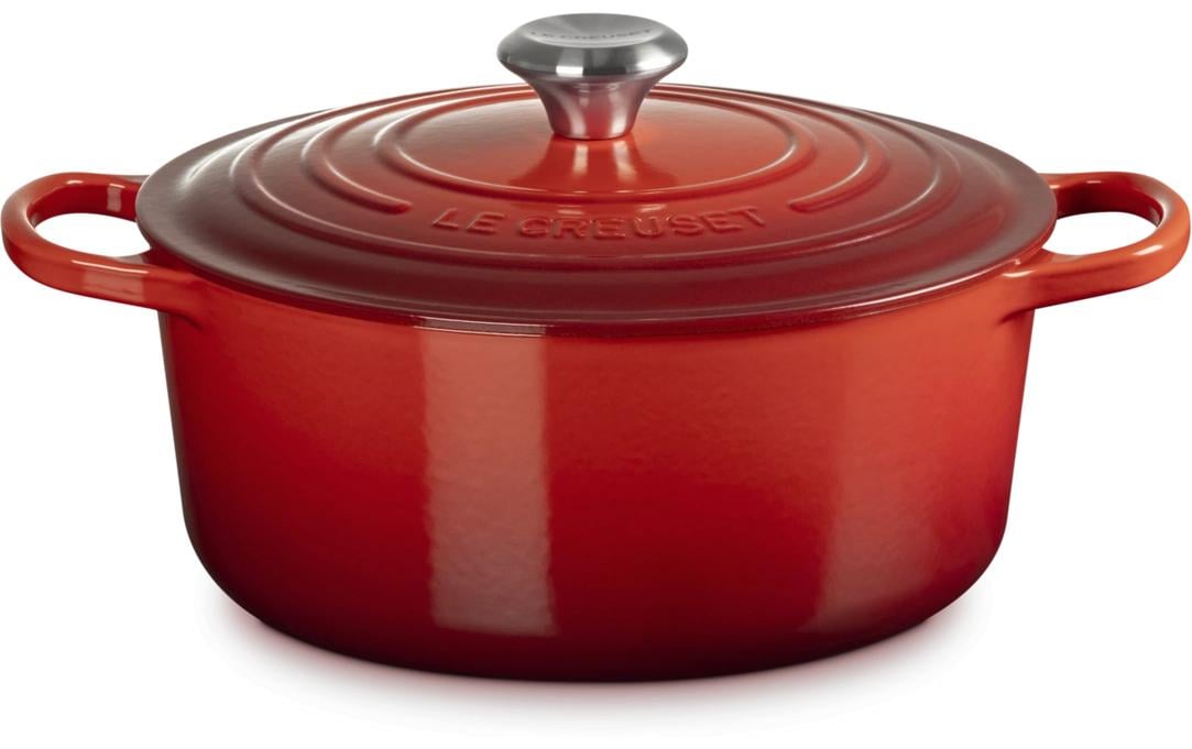Le Creuset Bräter Signature 26 cm, Kirschrot