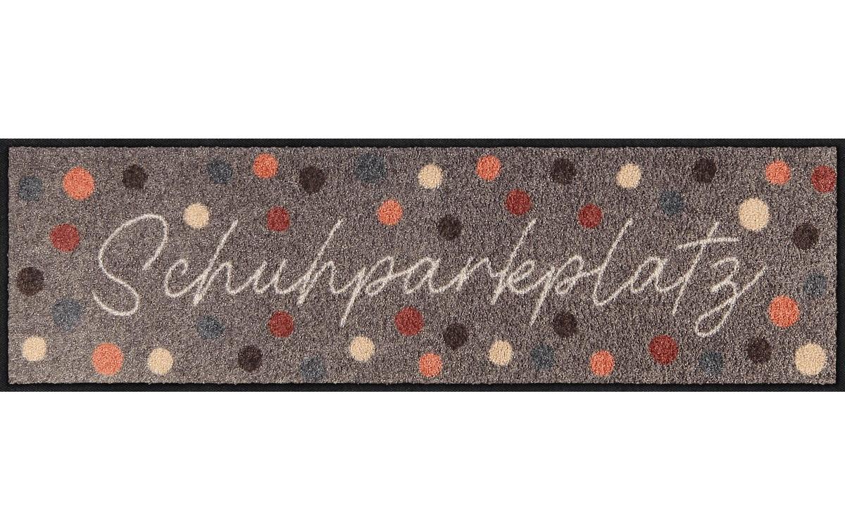 HH Salonlöwe Schuhparkplatz dots beige 30 x 100 cm