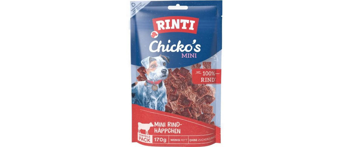 Finnern Dog Snack Rinti Chicko Mini Rind 170g