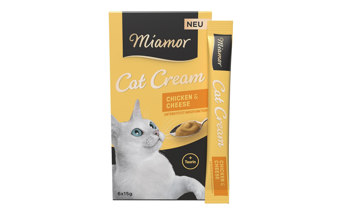 Finnern Cat NF Miamor Cat Snack Chicken+Cheese Cream 6x15g