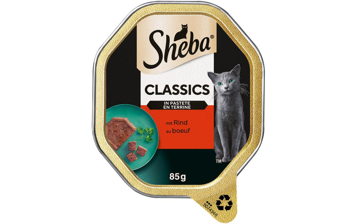 Sheba Selection Schale Rind, Truthahn Sauce 22 x 85g