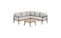 House Nordic Eck-Lounge-Set Comillas Alu, anthrazit