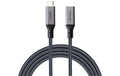 onit Thunderbolt5-Extension-Kabel USB4 0.5m 240W / 80G / 16K@60Hz / schwarz grau
