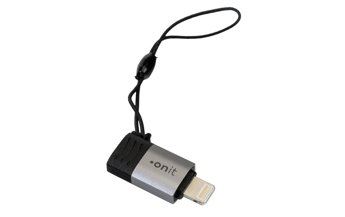 onit Adapter L-Stecker zu USB-C Buchse 480Mbps / 27W / schwarz