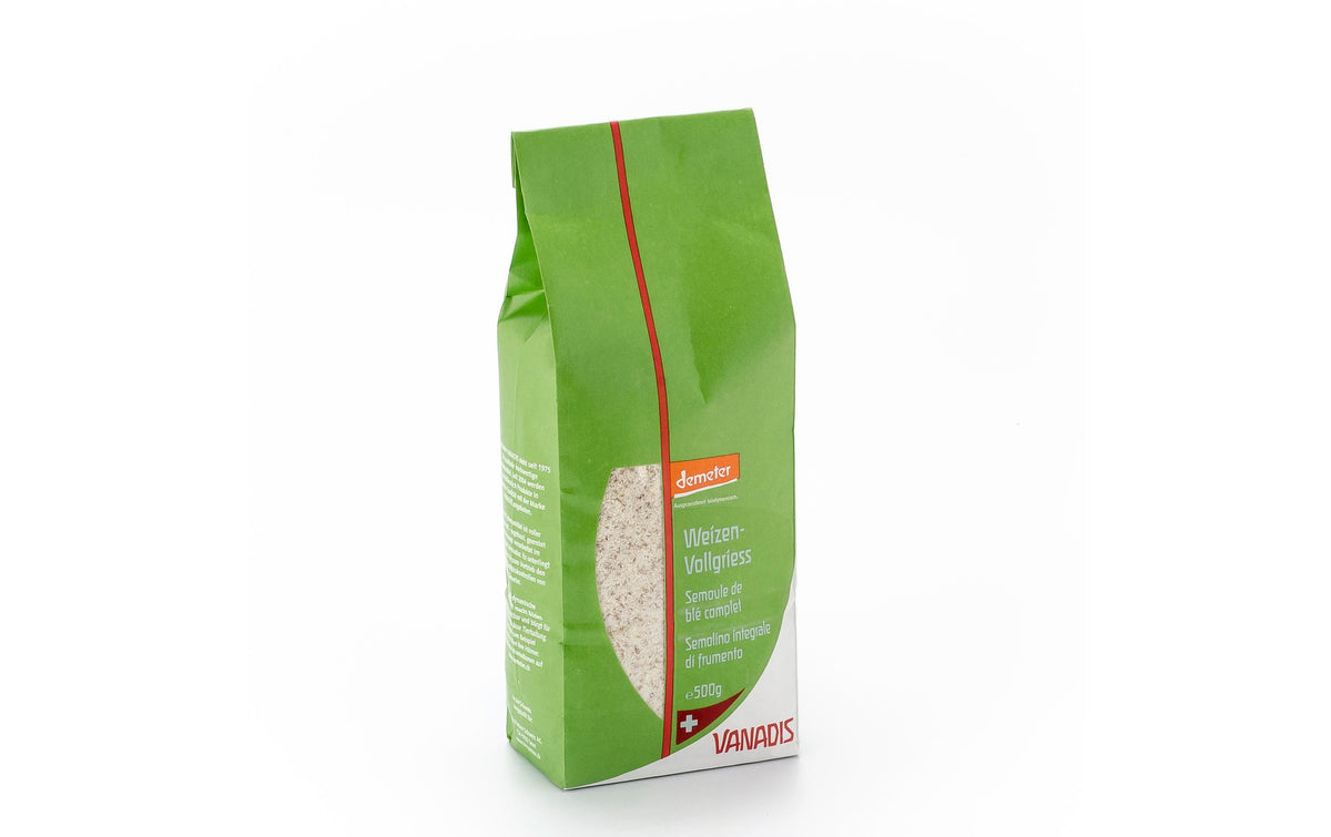 Griess Weichweizen voll (Bioverita) 500g