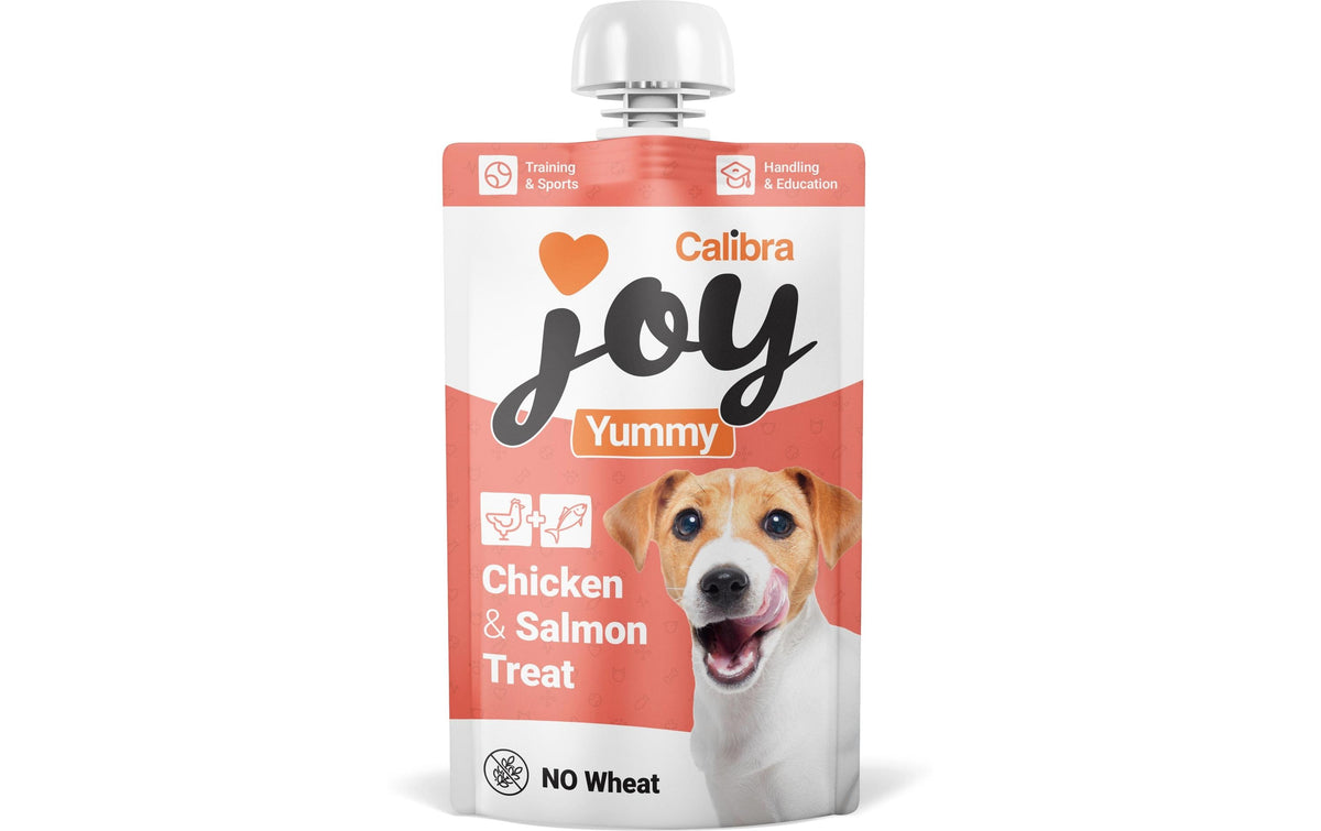 Calibra Joy Dog Chicken + Salmon Treat 12x100g