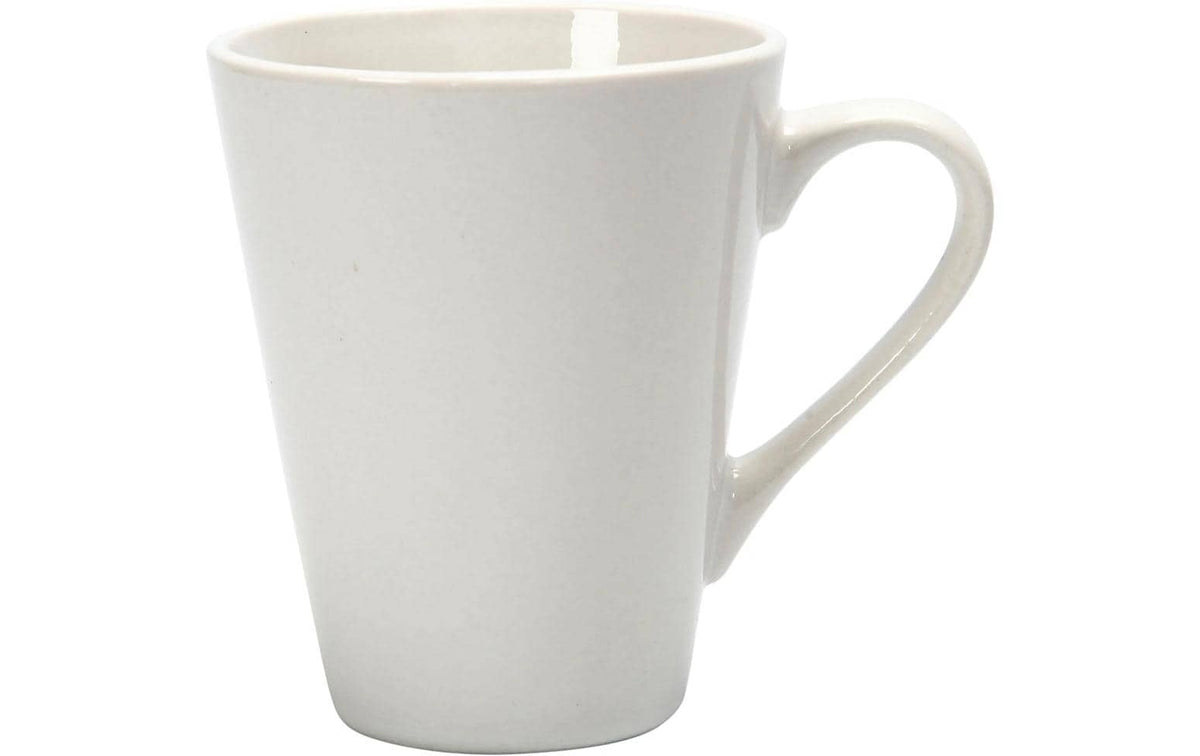 Creativ Company Tasse weiss 10 Stück, H: 10 cm