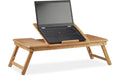 Relaxdays Laptoptisch XL Bambus, 71.5x35cm (BxT)
