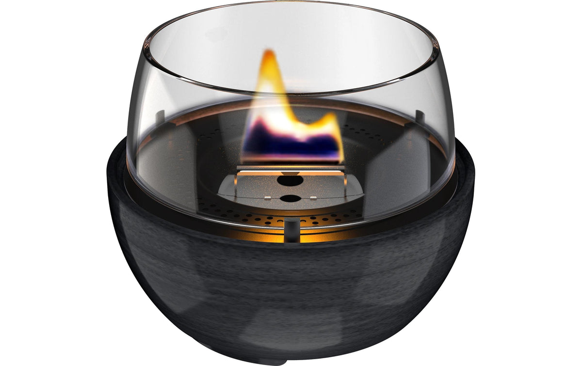 Tenderflame Tischkamin Tulip 14 Reactive Glaze, schwarz