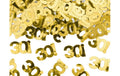 Partydeco Konfetti Zahl 30 Metallisch, Gold, 15g