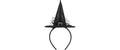 Partydeco Haarreif Hexenhut 17x28 cm Schwarz