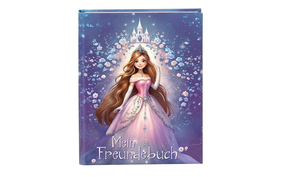 Goldbuch Freundebuch Prinzessin Sternengl. 1 Stück, Grösse: A5, 88 Seiten Illustriert