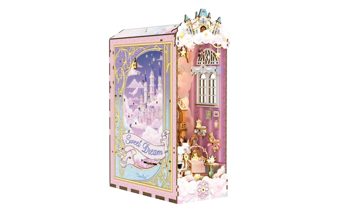 Tonecheer Sweet Dream Book Nook, Holzbausatz