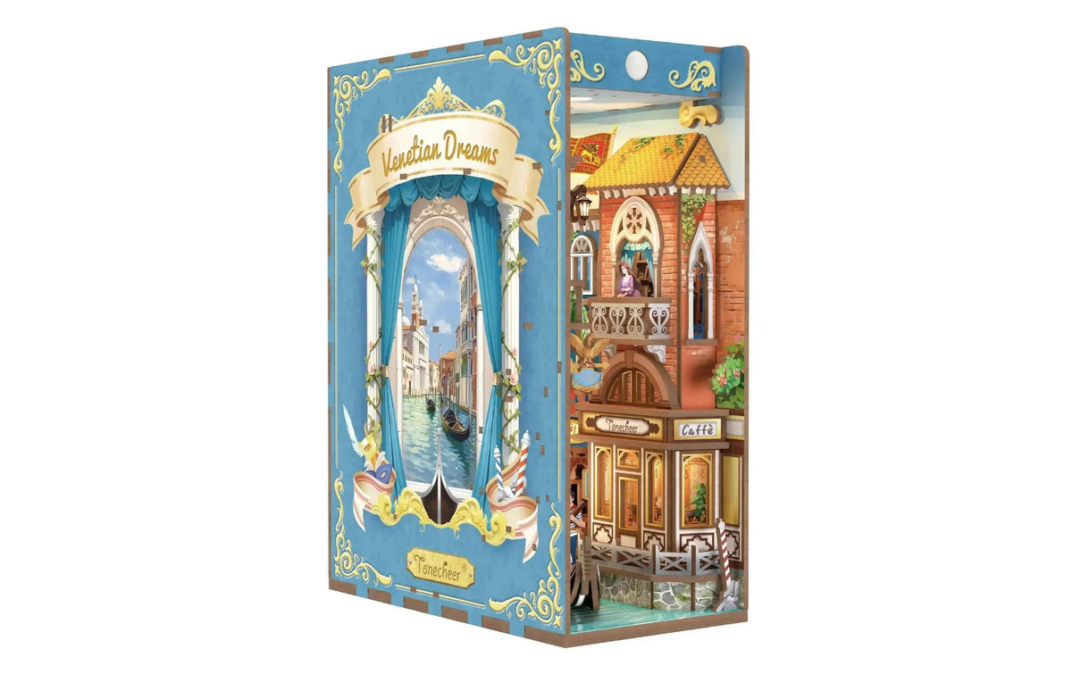 Tonecheer Venetian Dreams Book Nook, Holzbausatz