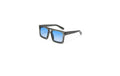 OKKIA CLUB  VULCANO TRANSP. SMOKE Sonnenbrille, Light Blue Lens
