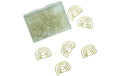 Papierdrachen Paper Clips Regenbogen Gold