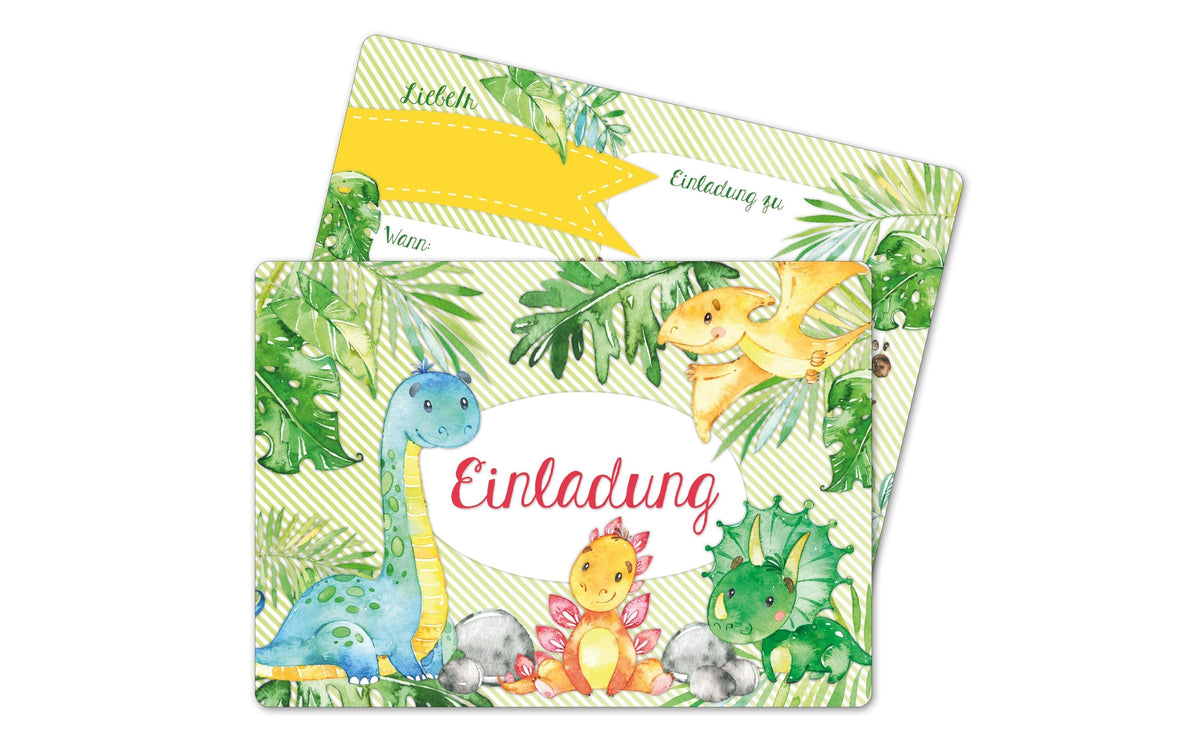 Papierdrachen Einladungskarten zum DIN A6