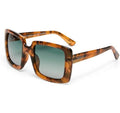 OKKIA CLUB  ISCHIA CLASSIC HAVANA Sonnenbrille, Green Lens