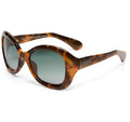 OKKIA CLUB  PROCIDA CLASSIC HAVANA Sonnenbrille, Green Lens