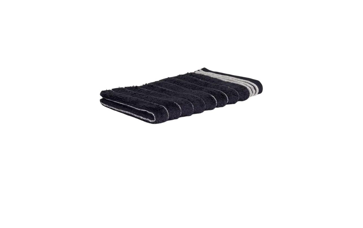 Möve Gästetuch Wellness Uni Welle 30 x 50, Dark Grey
