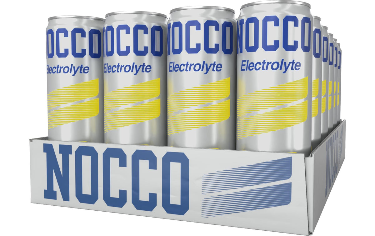 NOCCO Electrolyte Lemon Lime 355ml, 24-Tray