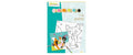 Avenue Mandarine Graffy Paint Katze 20x20 cm, 6 Farben, 1 Pinsel