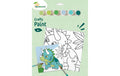 Avenue Mandarine Graffy Paint Dino 20x20 cm, 6 Farben, 1 Pinsel