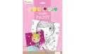 Avenue Mandarine Graffy Paint Prinzessin 20x20 cm, 6 Farben, 1 Pinsel