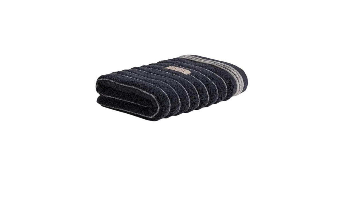 Möve Handtuch Wellness Uni Welle 50 x 100, Dark Grey