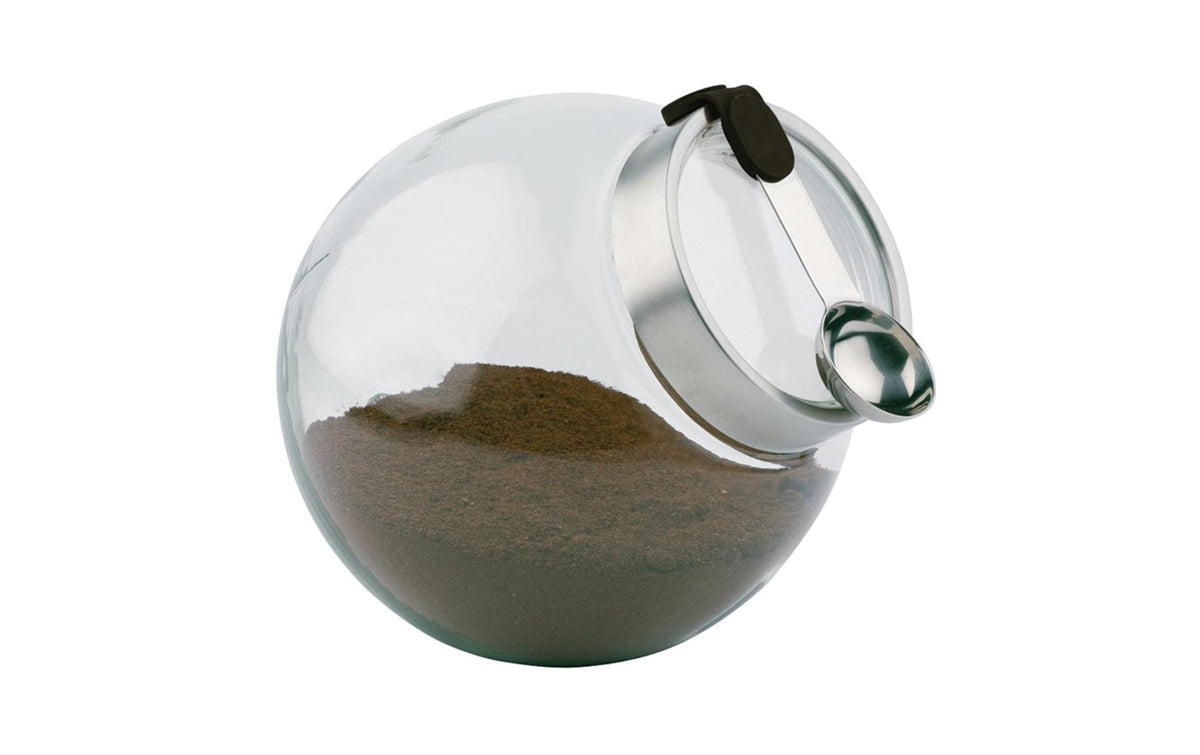 APS Vorratsglas mit Edelstahllöffel 17 x 12,5 cm, H: 18 cm