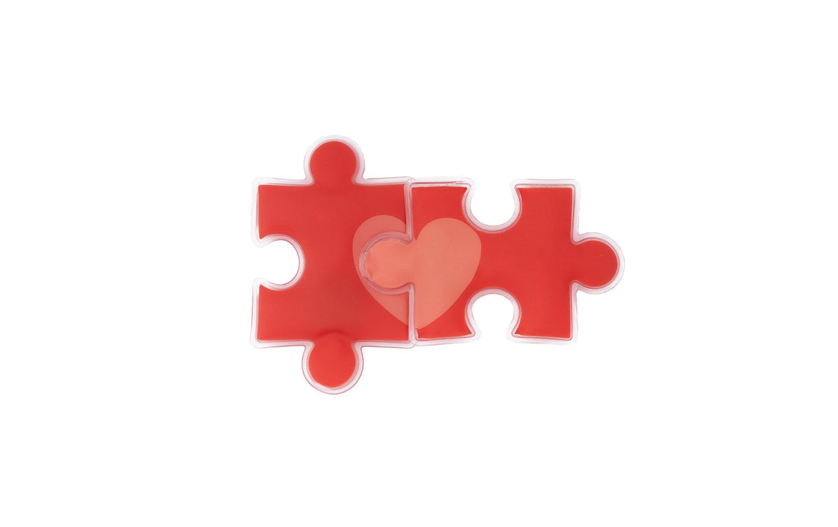 Fisura Handwärmer PUZZLE 2er-Set Mehrfarbig PVC
