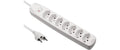 Max Hauri Doppelpack Steckdosenleiste Kit Safety Line, 7xT13, weiss