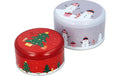 RBV Birkmann Gebäckdosen-Set Winter Market rund Weissblech, S Ø12x6cm, M Ø14x8 cm