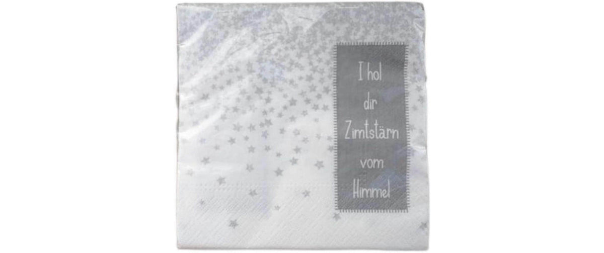 Schneider Servietten Zimstern 20 Stück, 33x33 cm