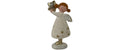 Schneider Engel mit Stern Polyresin, Weiss-Gold