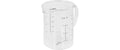 RBV Birkmann Baker's Best, Messbecher 500ml Glas Ø 10 cm, Höhe 12,5 cm, mit Griff