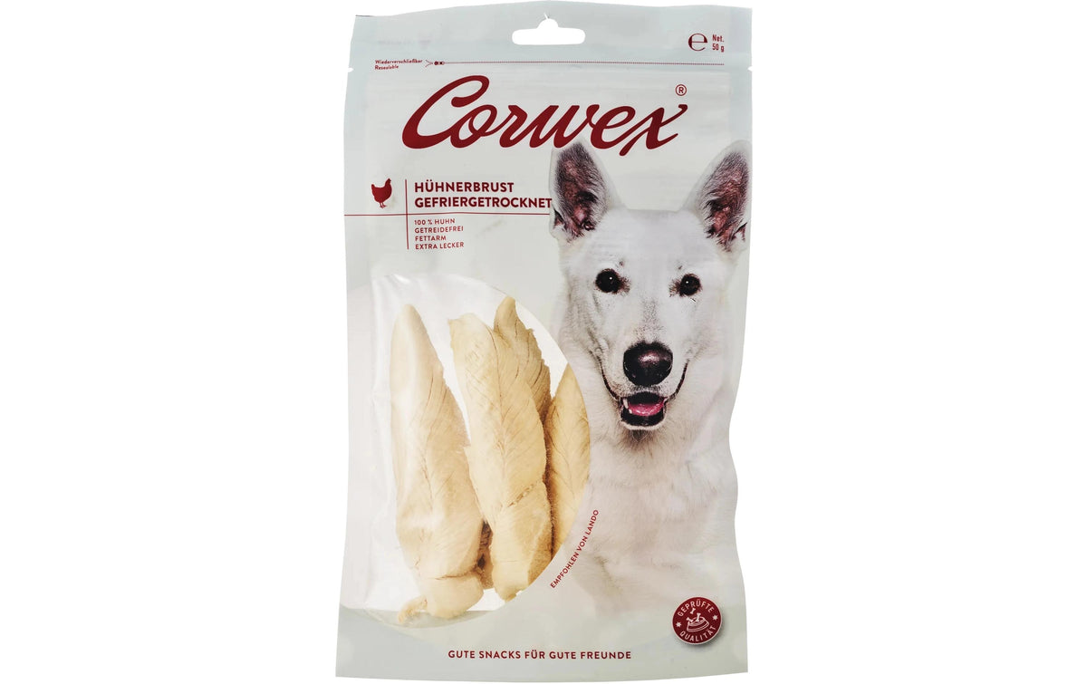 Corwex Dog Snack Hühnerbrust gefrgetr. 50g