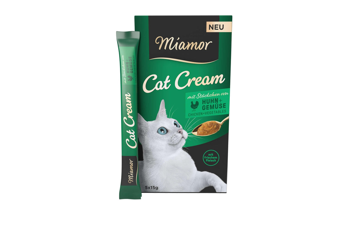 Finnern Cat NF Miamor Cat Snack Cat Cream Huhn + Gemüse 5x15g