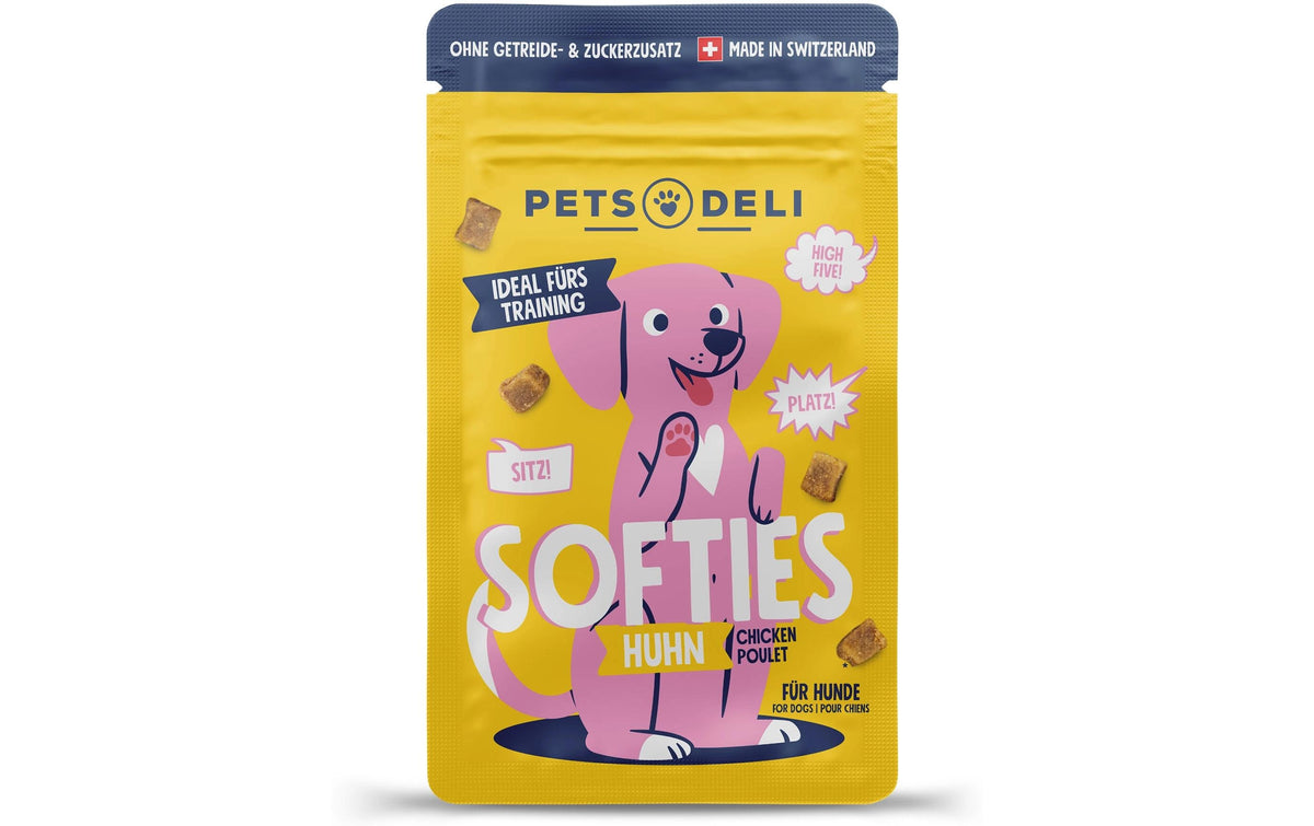 Pets Deli Dog Snack Btl. Softies Huhn 90g